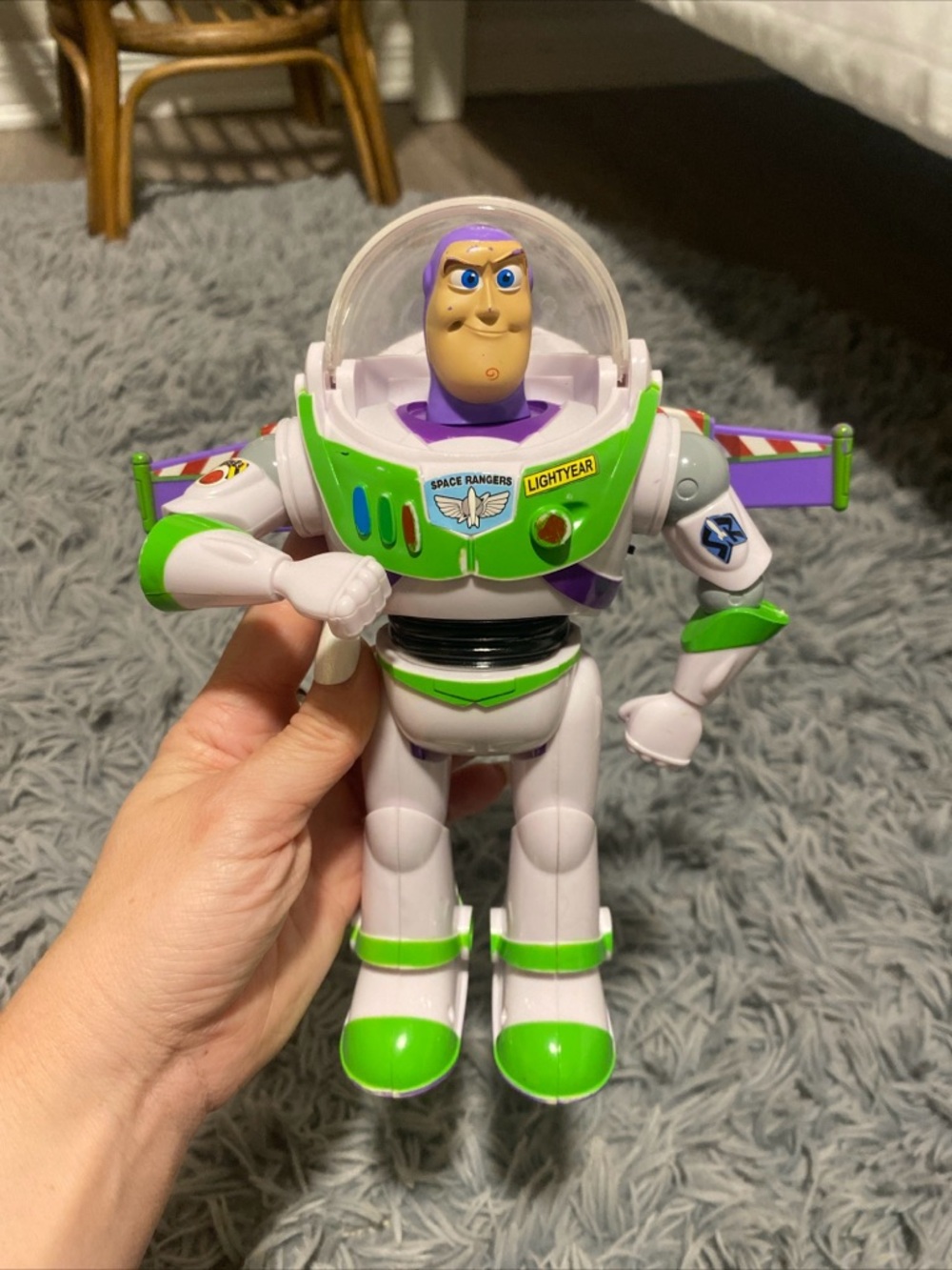 Classic Space Ranger Action Figure - White & Green